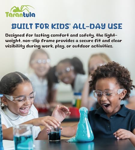 Tarantula 6 Pack Kids Safety Glasses, Youth Protective Eyewear & Goggles