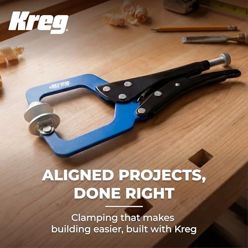 Kreg Wood Project Clamp, Woodworking Clamp, 3" Reach, 2-3/4" Clamp Capacity - size: 3 inch
