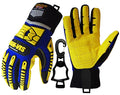 Seibertron High-Vis Series Cut Resistant Reducing Anti-Impact Mechanics Heavy Duty Safety Rescue Oil and Gas Gloves - color: Blue-sdxw En388 4242xp Winter Waterproof+clip, size: Medium (Pack of 1)