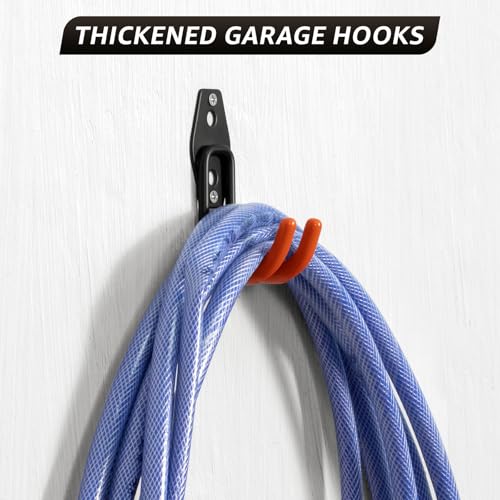 Heavy Duty Garage Hooks for Storage & Hanging Items, 20-Pack - color: 20-Pack Set Orange