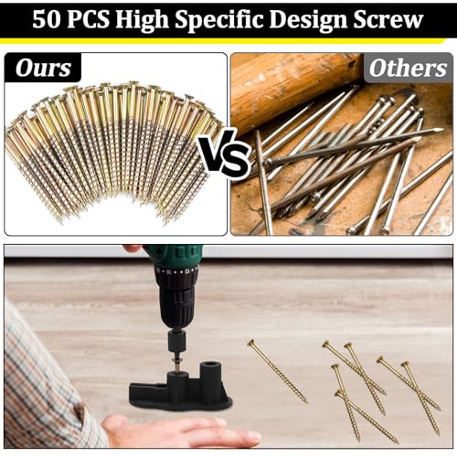 Noisy Floor Repair Kit with 100 Screws and 5 Tools - size: 100 Screws