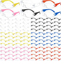 Yunsailing 96 Pairs Clear Safety Glasses Bulk Adult Safety Goggles Unisex Eye Protection Glasses Impact Resistant Protective Eyewear