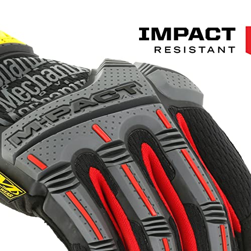 Mechanix Wear M-Pact Work Gloves Red/Black XX-Large - color: Black/Red, size: XX-Large
