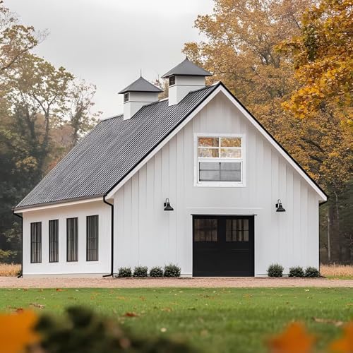2 Pack Shed Windows, Chicken Coop Windows, 36" x 36" White - color: White, size: 36"x36"