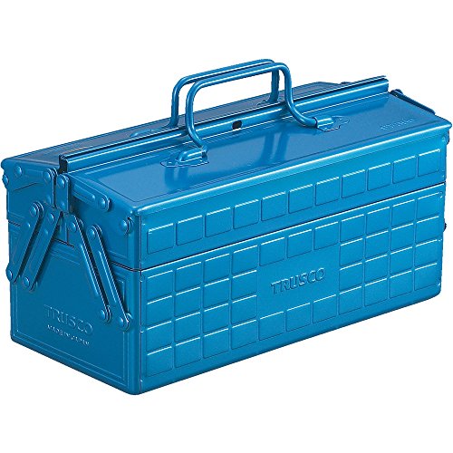 Trusco ST-350-B 2-Level Toolbox - size: 13.8 X 6.3 X 8.5 Inches, style: Movable handle