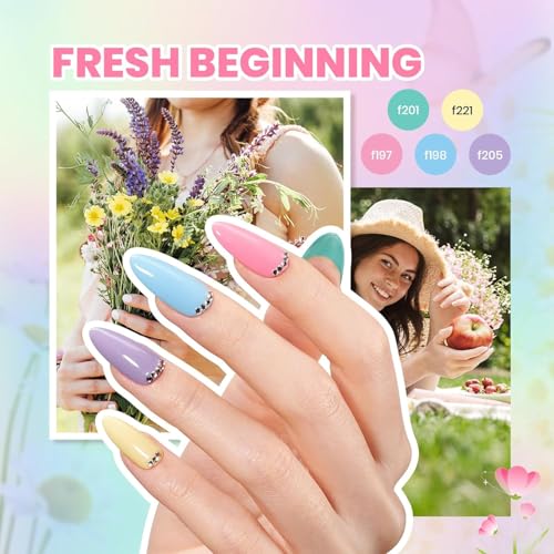 Beetles Gel Nail Polish Kit with U V Light - 32 Color 55 Pcs Gel Polish Set - color: Four Seasons Glow Pro - 32 Colors (55 Pcs)