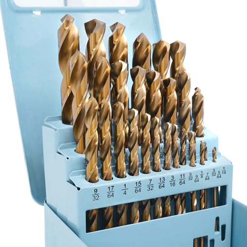 Cobalt Drill Bit Set - 29Pcs M35 HSS Twist Drill Bits - style: 29 pcs Cobalt
