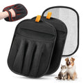 2Pcs Pet Hair Removal Gloves Cat & Dog, Electrostatic Reusable Remover Tool - color: 2pcs-Black
