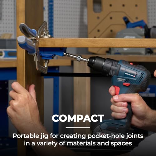 Kreg Pocket-Hole Jig 320 with Classic 2 Inch Face Clamp, KPHJ320-22