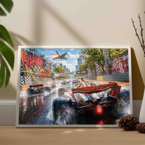 Racing Car Jigsaw Puzzle 1000 Piece for Adult 19.7 x 27.6 Inch - color: Race Car-01