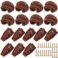8 Set Drawer Guide Kit, Enhanced Commercial Slide Style Drawers for Kenlin Rite-Trak II 168, Vaughan Bassett, Legacy, Replacement Dresser Drawer Slides Repair Kit with Roller (Drawer Slides 8 Pack) - style: Drawer Slides 8 Pack