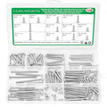 108 Pcs #6-32 Phillips Pan Head Machine Screws Kit, 304 SS | For Electrical Outlet, Switch Plate, Junction Box, Furniture Repair, 12 Sizes (1/4" To 2"), Clear Label Storage Box,Anti-Rust - size: SS 108Pcs #6-32（1/4" to 2" ）2 Pan