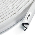 BBTO Weather Stripping Door Window Seal V-Shaped Foam Kerf,60 Feet,White - color: White, size: 60 Feet