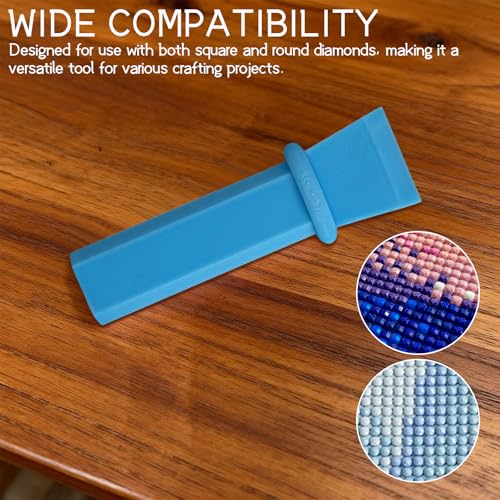 2 Pieces Diamond-Paint Art Aligning Tool - Straightening and Repair Accessories for DIY Enthusiasts, Lightweight 3D Printed Crafting Aid