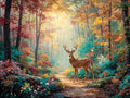 Adult Jigsaw Puzzle 1000 Piece Deer Dreams - color: Deer Dreams