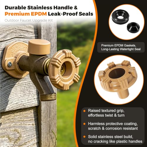 RK-14MH Outdoor Faucet Repair Kit for Woodford Model 14 & 18 Wall Hydrant - color: RK-14MH
