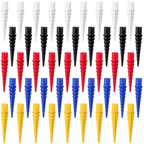Bokon 45 Pcs Wood Anchor, Stripped Screw Hole Repair Kit,Multicolor