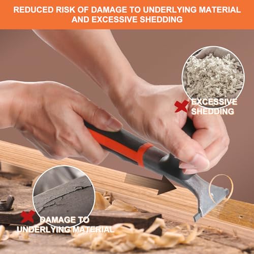 Premium Ergonomic 2.5-Inch Carbide Paint Scraper Tool for Coating Removal