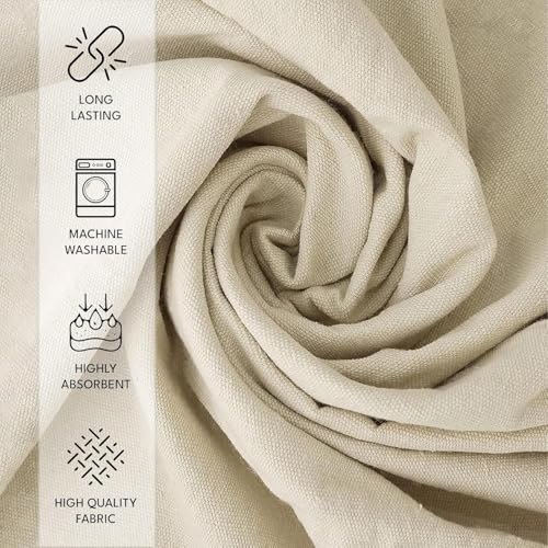 ZUPERIA Canvas Drop Cloth (Size 6 x 9 Feet - Pack of 2) - Pure Cotton Painters Drop Cloth for Painting, Furniture & Floor Protection - All Purpose Thick Canvas tarp with Double Stitched Edges - size: 6' x 9' Feet - Pack of 2