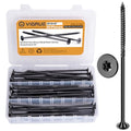 VIGRUE Deck Screws, Wood Screws - Star Drive Decking Screws for Timber, Log, Landscaping Wood, Rust-Resistant, Easy to Install, DIY Projector & Wood Working (50PCS #14X6) - style: 50PCS #14-6 deck screws