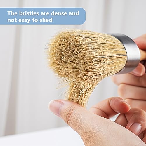 Mister Rui Chalk Wax Paint Brush 3 pcs, Large Wax Brush for Furniture - size: 3PCS, 1 Large, 1 Medium, 1 Small