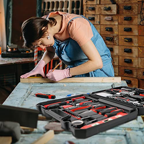 120-Piece Home Tool Kit with Toolbox for DIY & Home Repair