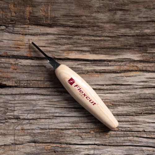 FLEXCUT Micro Shallow/Deep U-Gouge, Razor Sharp High Carbon Cutting Blade - color: Micro Deep U-Gouge, size: 1.5 mm