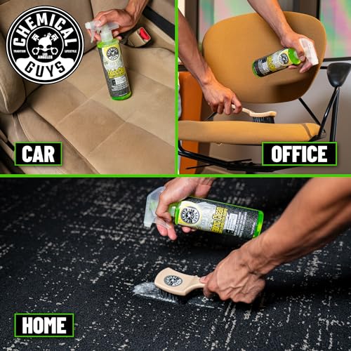 Chemical Guys, Citrus Fabric & Carpet Cleaner Spray with Brush Kit, 16 oz - size: 16 Fl Oz + Brush