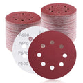 100Pcs 5 Inch Sanding Discs 600 Grit, Round Hook and Loop Sandpaper for Random Orbital Sander Pads(600 Grit) - style: 600G 100pcs