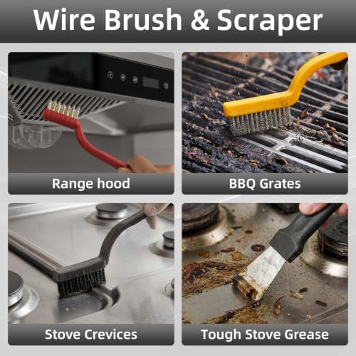12Pcs Crevice Cleaning Brush, Multifunctional Grout Brush