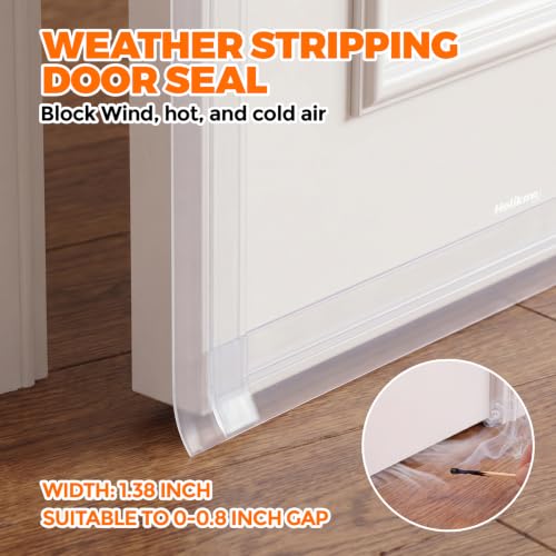 Holikme 65FT Weather Stripping Door Seal Draft Stopper Window Seal