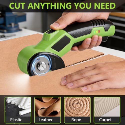 4V Cordless Electric Scissors Heavy Duty Cardboard Electric Cutter