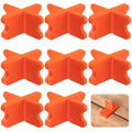 8 Pcs ABS Deck Spacer Tool, 4 Thicknesses Orange Deck Board Spacers - color: Orange-8