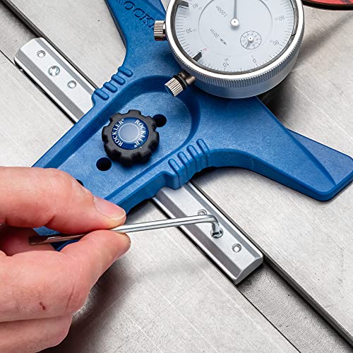 Rockler Table Saw Alignment Gauge with Precision Dial Indicator Tool