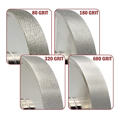 CBN Grinding Wheel 6 Inch 180 Grit, 1/2" Arbor, for Bench Grinders - size: 180 Grit
