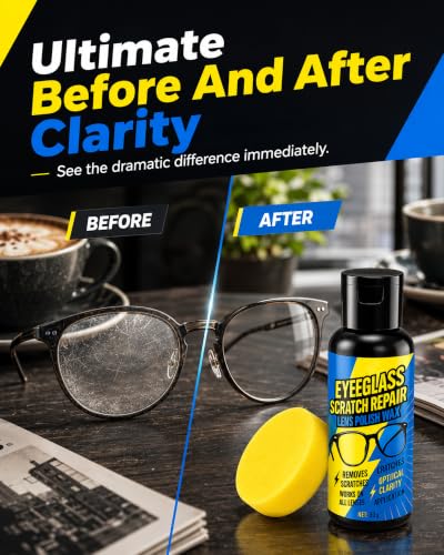 Eyeglass Scratch Remover,Lens Scratch Remover For Eye Glasses(1Set)