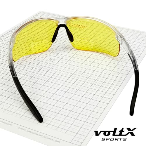 voltX ULTIMATE SPORTS Yellow Bifocal Reading Safety Glasses +2.5 Dioptre - color: Clear Frame/Yellow Lens, size: +2.5 Dioptre