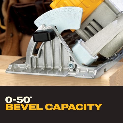 DEWALT 20V MAX 6-1/2-Inch Circular Saw Kit, with 5.0-Ah Battery and Charger (DCS391P1)