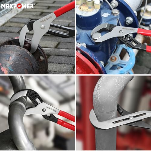 MAXPOWER 20 inch Groove Joint Pliers, 5.5 inch Max Opening - size: 20"