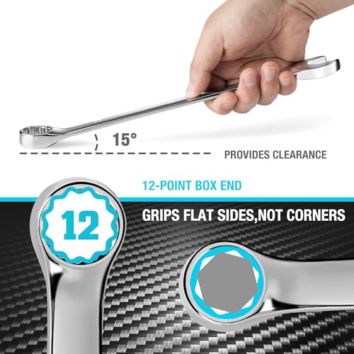 DURATECH 21mm Combination Wrench, Metric - size: 21 mm