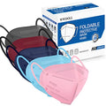 WWDOLL KN95 Face Mask 25 Pack, 5-Layers Breathable Disposable KN95 Masks - color: Multicolor