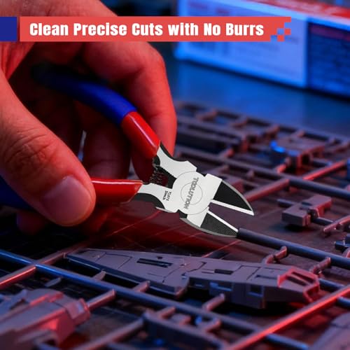 5" Small Wire Cutter Diagonal Cutting Plier Flush Cutter -10 Pack - color: 5"- 10 Pack