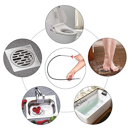 DR.PEN Flexible Grabber Claw Pick Up Reacher Tool (Drain Clog Remove Tool), With 4 Claws Bendable Hose Pickup Reaching Assist Tool for Litter Pick, Home and Kitchen Sink, Drains, Toilet (35.4 inch) - style: 35.4inch