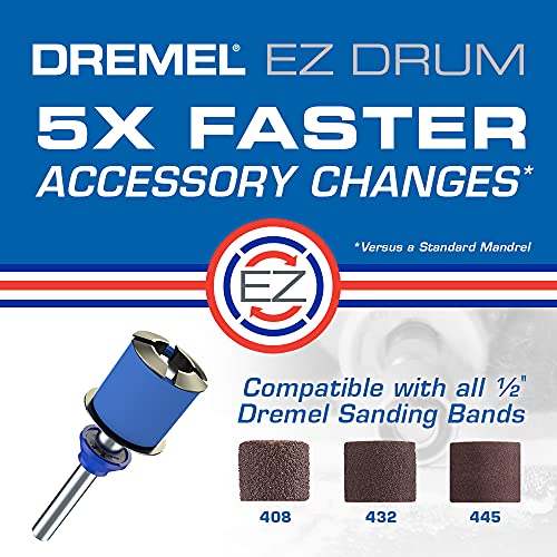 Dremel EZ725 70-Piece All-Purpose Rotary Tool Accessory Set With Storage Kit - EZ-Lock And EZ Drum For Faster Accessory Changes - Perfect for Cutting, Polishing, Cleaning, And Sanding - size: 70-Pieces