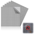 CroBlissful 6 Pcs Screen Patches 10" X 10" Black Fiberglass Mesh - size: 10" X 10"