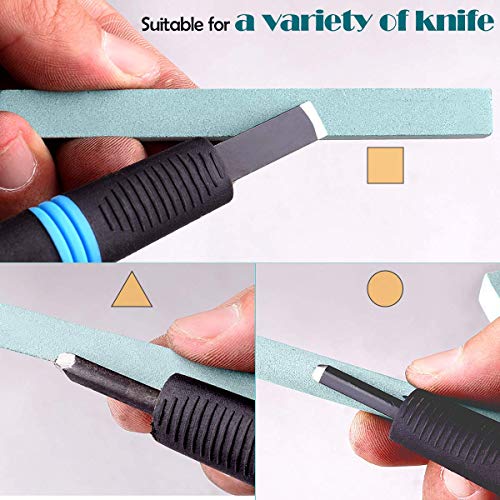 Whetstone Wood Carving Knife kit-Knife Sharpener Whetstone Set/Chisel Sharpening Stone Kit for Wood Carving Tool,Pack of 3