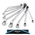 DURATECH 9-Piece Offset Box Wrench Set, Metric, 6mm-23mm - color: Silver, size: 6mm to 23mm