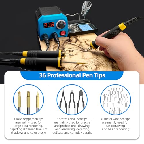 FIRElood Wood Burning Kit Tool Pen