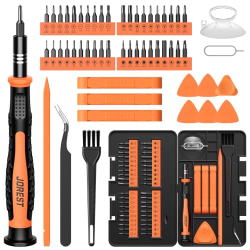 JOREST 55pcs Small Precision Screwdriver Set with Torx T5 T6, Mini Tool Kit - style: 55 in 1 S2