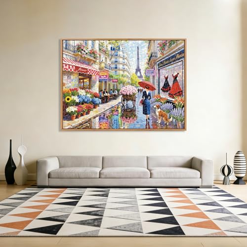 Charming Paris Puzzles for Adults 1000 Pieces - color: Romantic Paris